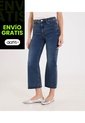 Jean Para Mujer Crop Flare Color Azul Marca Ostu #40160612 de Ostu