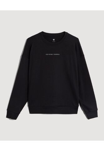 Buzo  Para Mujer Cuello Redondo Color Negro Marca Ostu #40060532 Ostu