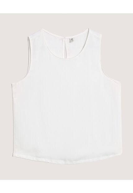 Blusa  Para Mujer Manga Sisa Color Crudo Marca Ostu #40121283