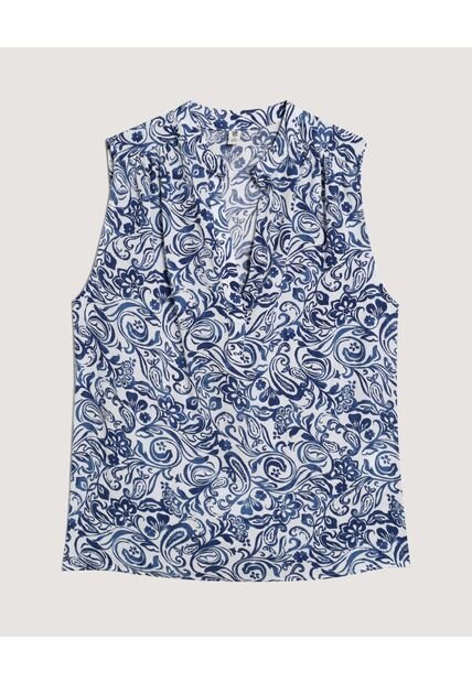 Blusa  Para Mujer Manga Sisa Color Crudo Marca Ostu #40121263