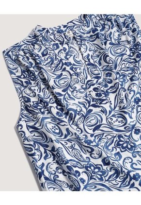 Blusa  Para Mujer Manga Sisa Color Crudo Marca Ostu #40121263