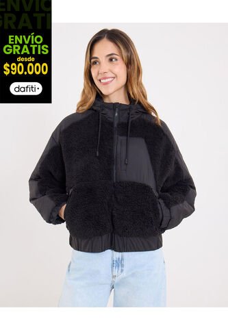 Chaqueta Para Mujer Acolchada Color Negro Marca Ostu #40080248 Ostu