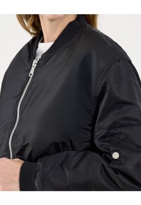 Chaqueta Para Mujer Bomber Color Negro Marca Ostu #40080217