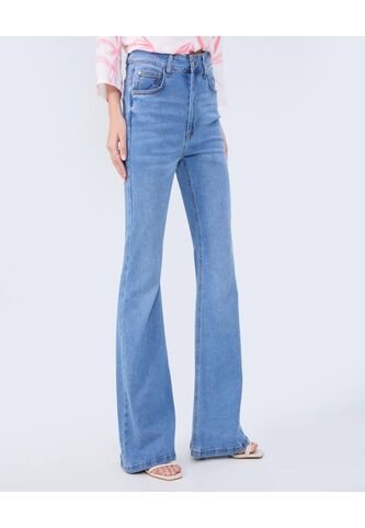 Jean Para Mujer Skinny Flare Color Azul Claro Marca Ostu #40160555 Ostu