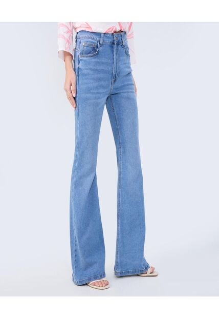 Jean Para Mujer Skinny Flare Color Azul Claro Marca Ostu #40160555