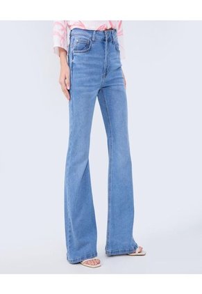 Jean Para Mujer Skinny Flare Color Azul Claro Marca Ostu #40160555