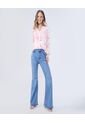 Jean Para Mujer Skinny Flare Color Azul Claro Marca Ostu #40160555 de Ostu