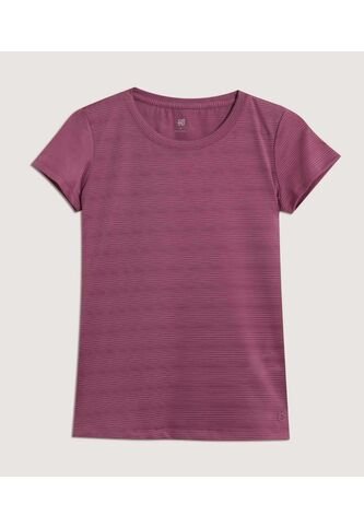 Camiseta Para Mujer Manga Corta Cuello Redondo Color Morado Marca Ostu #40092654 Ostu