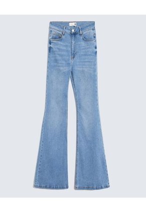 Jean Para Mujer Skinny Flare Color Azul Claro Marca Ostu #40160555