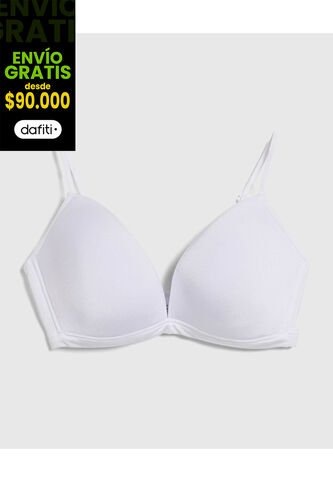 Brasier Para Mujer Copa Triangular Color Blanco Marca Ostu #40830042 Ostu