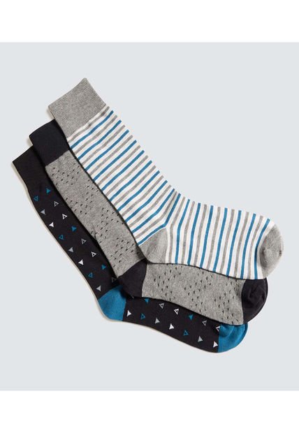 Medias Para Hombre Caña Larga Color Pack X Marca Ostu #60980250