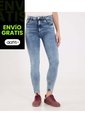 Jean Para Mujer Skinny Color Azul Marca Ostu #40160606 de Ostu