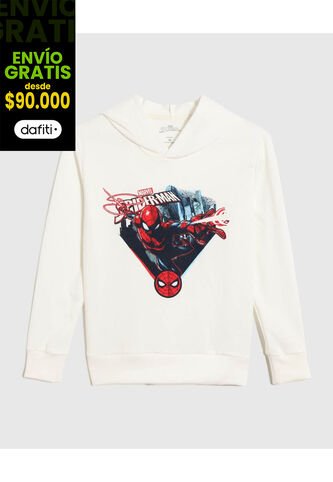 Buzo Infantil Niño Hoodie Color Crema Marca Ostu #80060188 Ostu