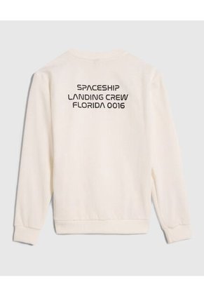 Buzo Para Niño Cuello Redondo Color Crema Marca Ostu #80060137