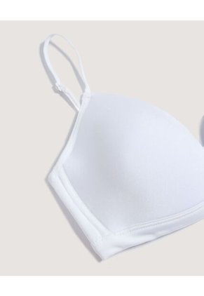 Brasier Para Mujer Copa Triangular Color Blanco Marca Ostu #40830046