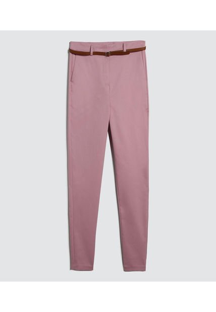 Pantalon Para Mujer Chino Color Rosapastel Marca Ostu #40070626