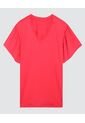 Camiseta Para Mujer Manga Corta Color Rojo Marca Ostu #40091554 de Ostu