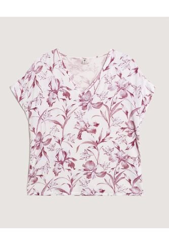 Blusa  Para Mujer Manga Corta Color Orquidea Marca Ostu #40121296 Ostu