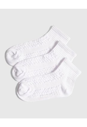 Medias Infantil Niña Tobillera Color Blanco Marca Ostu #90980135