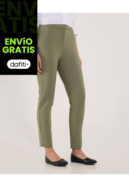 Pantalón Para Mujer Moda Color Verde Marca Ostu #40070838