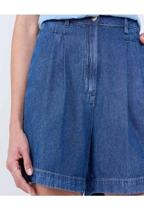 Short Para Mujer Super High Color Azul Medio Marca Ostu #40190334