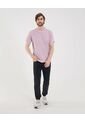 Camiseta Para Hombre Manga Corta Cuello Redondo Color Rosa Marca Ostu #60091687 de Ostu