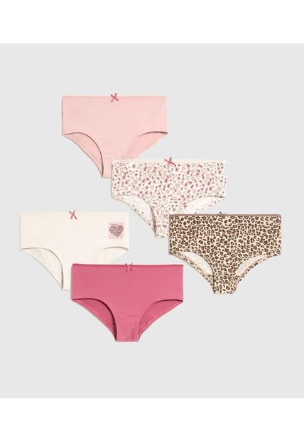 Ropa Interior Infantil Niña Panty Color Rosa Marca Ostu #90180097