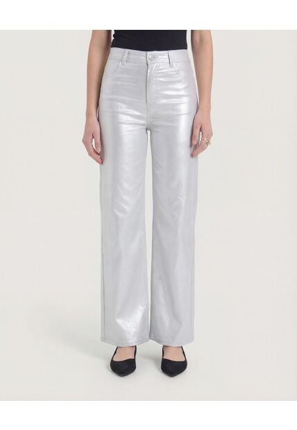 Pantalón  Para Mujer Moda Color Plata Marca Ostu #40070914