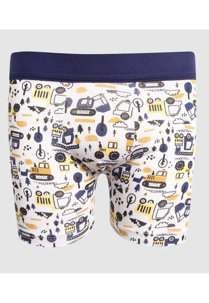 Boxer Para Niño Filete Color Blanco Marca Ostu #80000072