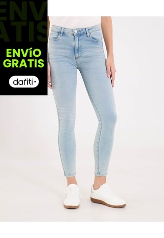 Jean Para Mujer Push Up Color Azul Marca Ostu #40160610 Ostu
