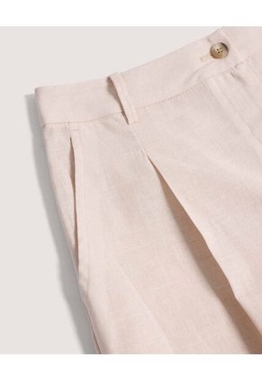 Bermuda  Para Mujer Regular Corto Color Beige Marca Ostu #40100119