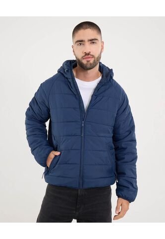 Chaqueta Para Hombre Acolchada Color Azul Marca Ostu #60080168 Ostu