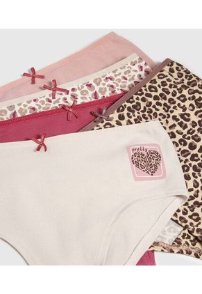 Ropa Interior Infantil Niña Panty Color Rosa Marca Ostu #90180097