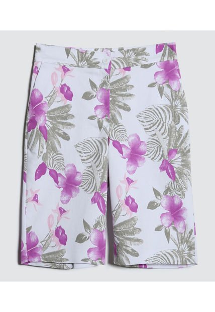 Bermuda Para Mujer  Color Morado Marca Ostu #40100082
