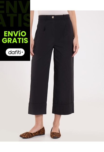 Pantalón Para Mujer Moda Color Negro Marca Ostu #40070843