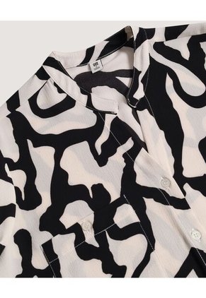 Blusa  Para Mujer Manga 3/4 Color Negro Marca Ostu #40121259