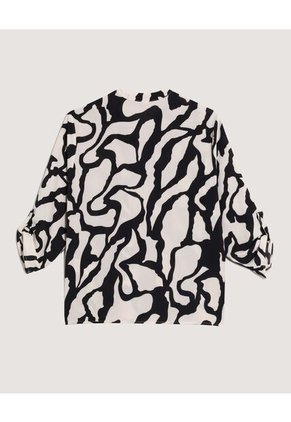 Blusa  Para Mujer Manga 3/4 Color Negro Marca Ostu #40121259