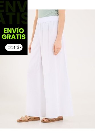 Pantalón Para Mujer Moda Color Blanco Marca Ostu #40070852 Ostu