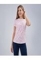 Camiseta Para Mujer Manga Corta Color Rosa Marca Ostu #40092112 de Ostu