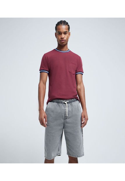 Bermuda Para Hombre Jogger Color Gris Claro Marca Ostu #60100355