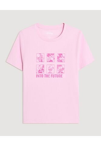 Camiseta  Para Mujer Manga Corta Cuello Redondo Color Rosado Marca Ostu #40092858 Ostu