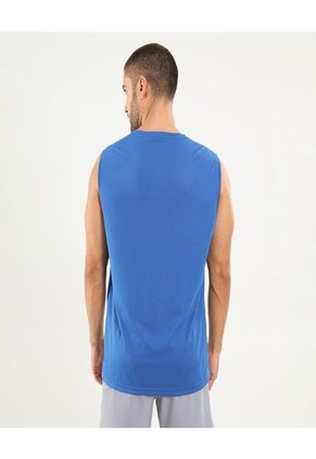 Camiseta Para Hombre Manga Sisa Cuello Redondo Color Azul Marca Ostu #60091619