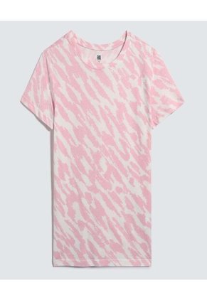 Camiseta Para Mujer Manga Corta Color Rosa Marca Ostu #40092112