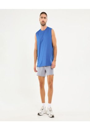 Camiseta Para Hombre Manga Sisa Cuello Redondo Color Azul Marca Ostu #60091619