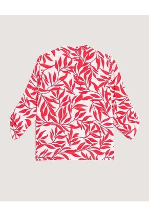 Blusa  Para Mujer Manga 3/4 Color Rojo Marca Ostu #40121260