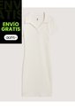 Vestido Para Mujer M/C Corto Color Crema Marca Ostu #40170347 de Ostu