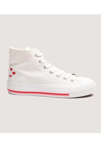 Tenis Para Mujer Canvas Color Blanco Marca Ostu #40720201 Ostu