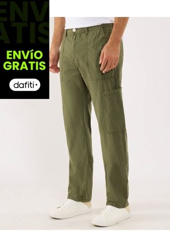 Pantalón Para Hombre Moda Color Verde Marca Ostu #60070516 Ostu