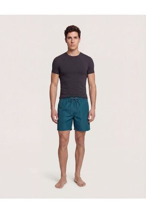Ropa De Playa Para Hombre Pantaloneta De Baño Corta Color Azul Marca Ostu #60270058