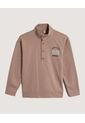 Buzo  Infantil Niño Cuello Alto O Cuello Tortuga Color Café Marca Ostu #80060195 de Ostu